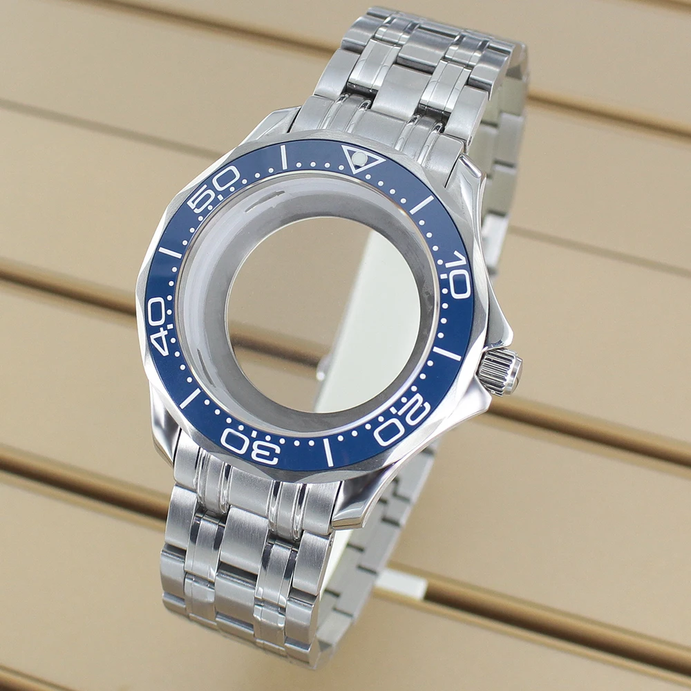 41mm Men's NH35 Watch Case 316L Steel Strap Ceramic Bezel Sapphire For Seamaster 300 NH34 NH35 NH36 NH38 31mm Dial Repair Parts
41mm Men's NH35 Watch Case 316L Steel Strap Ceramic Bezel Sapphire For Seamaster 300 NH34 NH35 NH36 NH38 31mm Dial Repair Parts