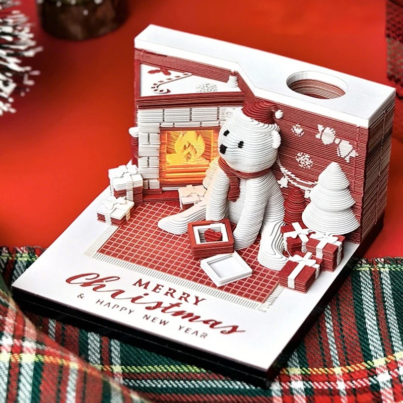 Настольный календарь Time Piece Calendar 2026 с LED-подсветкой, 3D-календарь с отрывными листами, бумажный календарь-скульптура, блокнот для заметок, рождественский подарок
Настольный календарь Time Piece Calendar 2026 с LED-подсветкой, 3D-календарь с отрывными листами, бумажный календарь-скульптура, блокнот для заметок, рождественский подарок