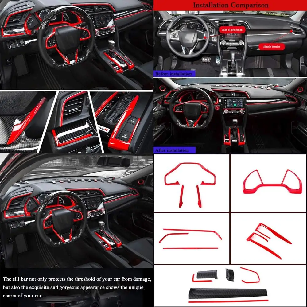 XITER 15 шт. приборная панель, центральная рамка консоли, декоративные накладки, молдинг, автомобильный полный набор автомобильных интерьеров для Honda 10th C
XITER 15 шт. приборная панель, центральная рамка консоли, декоративные накладки, молдинг, автомобильный полный набор автомобильных интерьеров для Honda 10th C