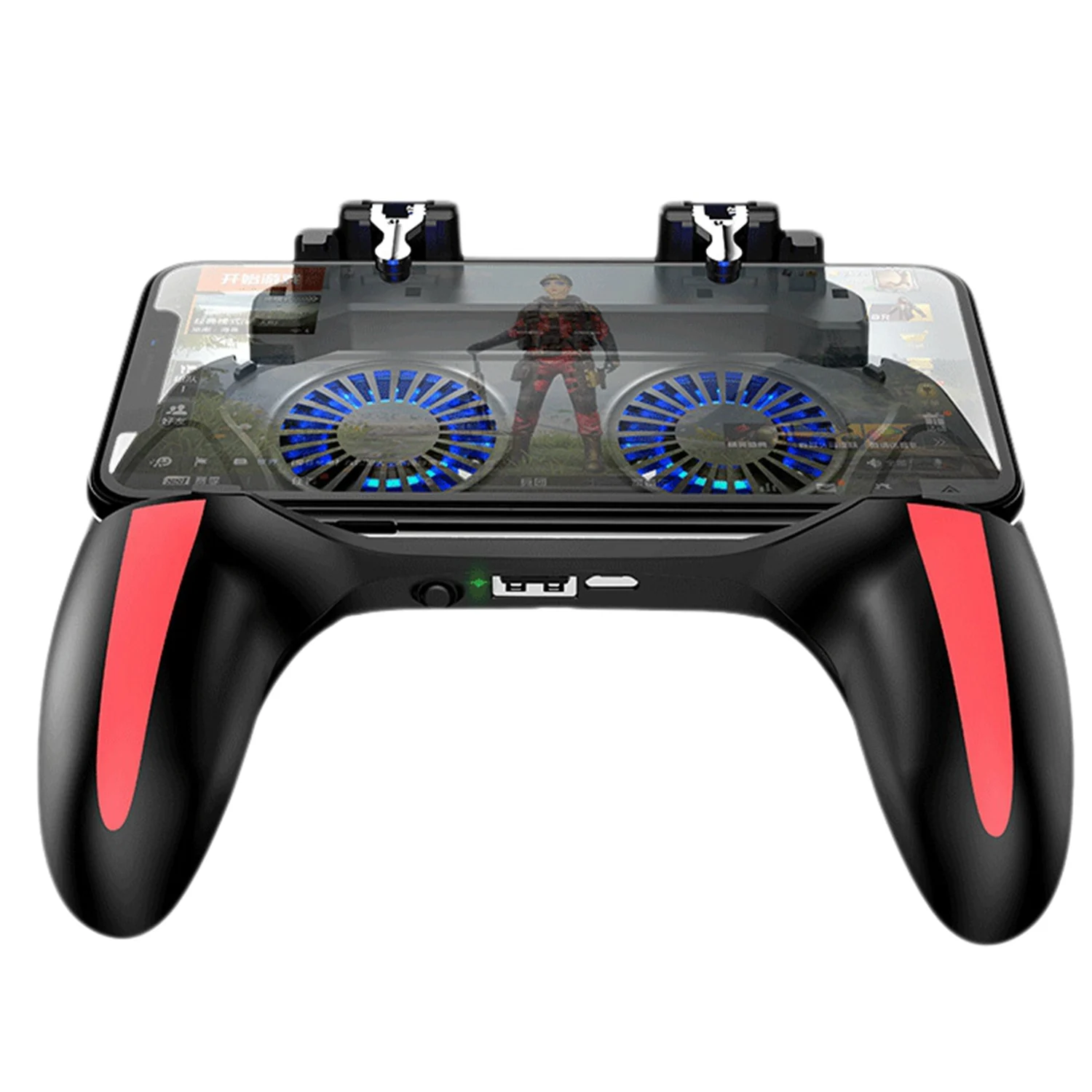 A42T Double Fan Cooling Mobile Phone Gamepad Controller Suitable for Pubg Games and Movies
A42T Double Fan Cooling Mobile Phone Gamepad Controller Suitable for Pubg Games and Movies