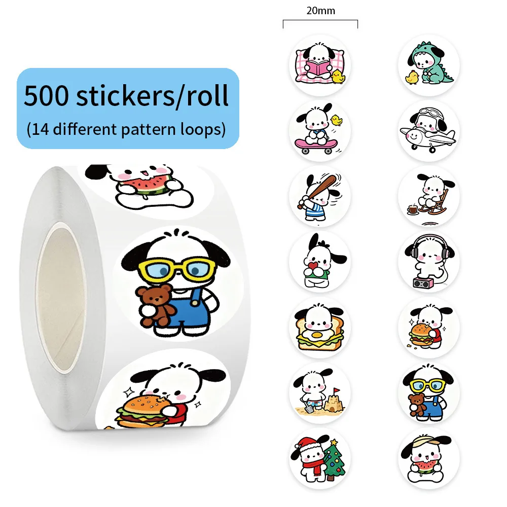 500PCS Sanrio Pochacco Cartoon Roll Stickers DIY Guitar Phone Laptop Suitcase Water Cup Skateboard Planner Supplies Decals
500PCS Sanrio Pochacco Cartoon Roll Stickers DIY Guitar Phone Laptop Suitcase Water Cup Skateboard Planner Supplies Decals
