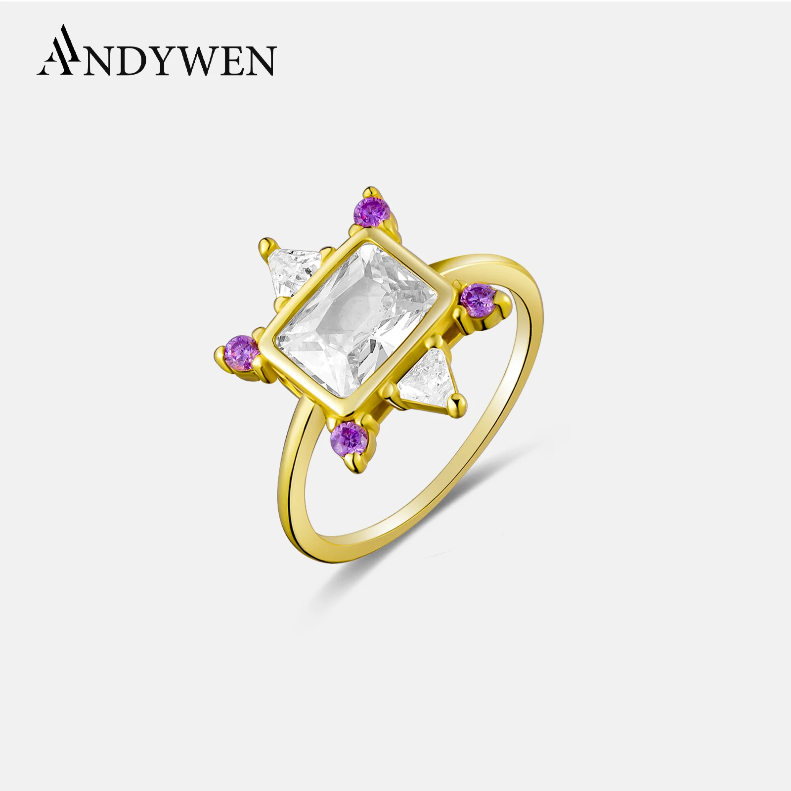 ANDYWEN 100% 925 Sterling Silver Gold Anillo Alexia Clear Women Rings Luxury Anillo Marcela 2025 Women Rainbow CZ Luxury Jewel
ANDYWEN 100% 925 Sterling Silver Gold Anillo Alexia Clear Women Rings Luxury Anillo Marcela 2025 Women Rainbow CZ Luxury Jewel