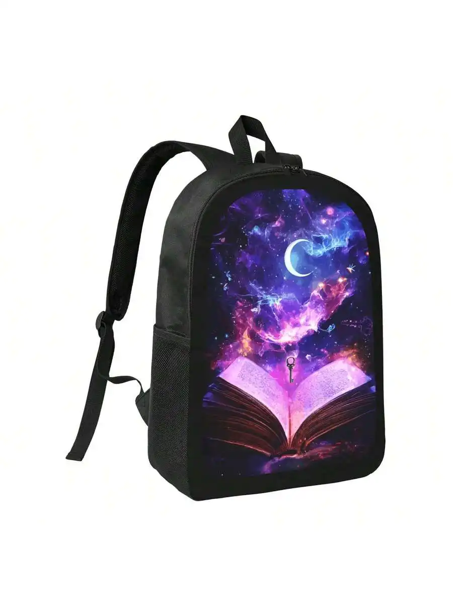 Cosmic Print Backpack Large Capacity Lightweight Daypack With Adjustable Straps Zipper Closure
Cosmic Print Backpack Large Capacity Lightweight Daypack With Adjustable Straps Zipper Closure