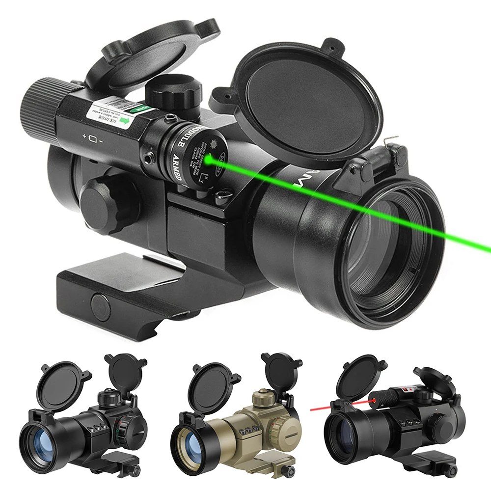 1x30mm Red Green Dot Sight with Cantilever Mount Tactical Riflescope with Laser Optics Scope Collimator for 20mm Picatinny Rail
1x30mm Red Green Dot Sight with Cantilever Mount Tactical Riflescope with Laser Optics Scope Collimator for 20mm Picatinny Rail