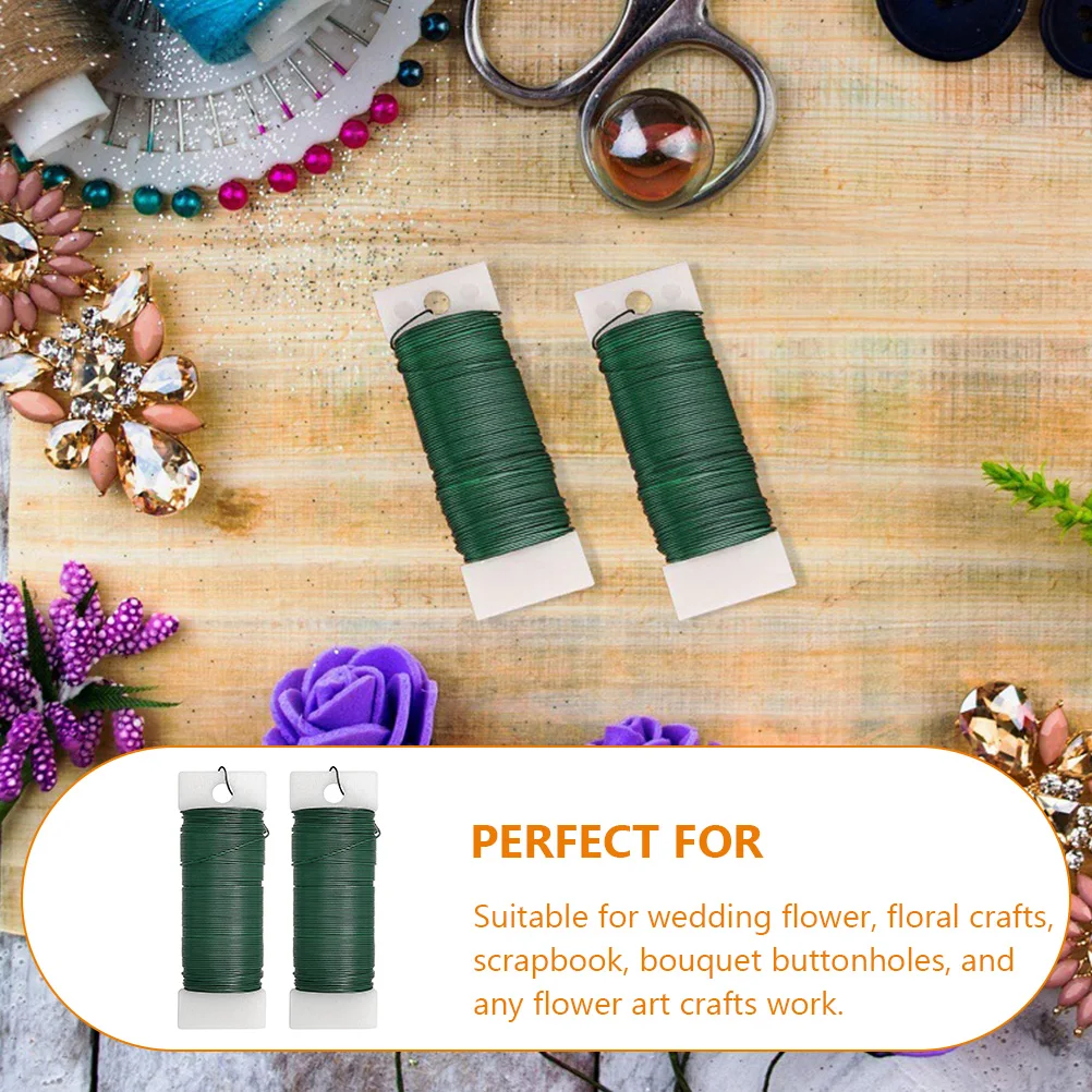 2pcs 2 Rolls Garden Floral Ties Flexible Iron Wire Christmas Flower Art Binding Plant Ties For Wedding Scrapbook Diy Crafts
2pcs 2 Rolls Garden Floral Ties Flexible Iron Wire Christmas Flower Art Binding Plant Ties For Wedding Scrapbook Diy Crafts