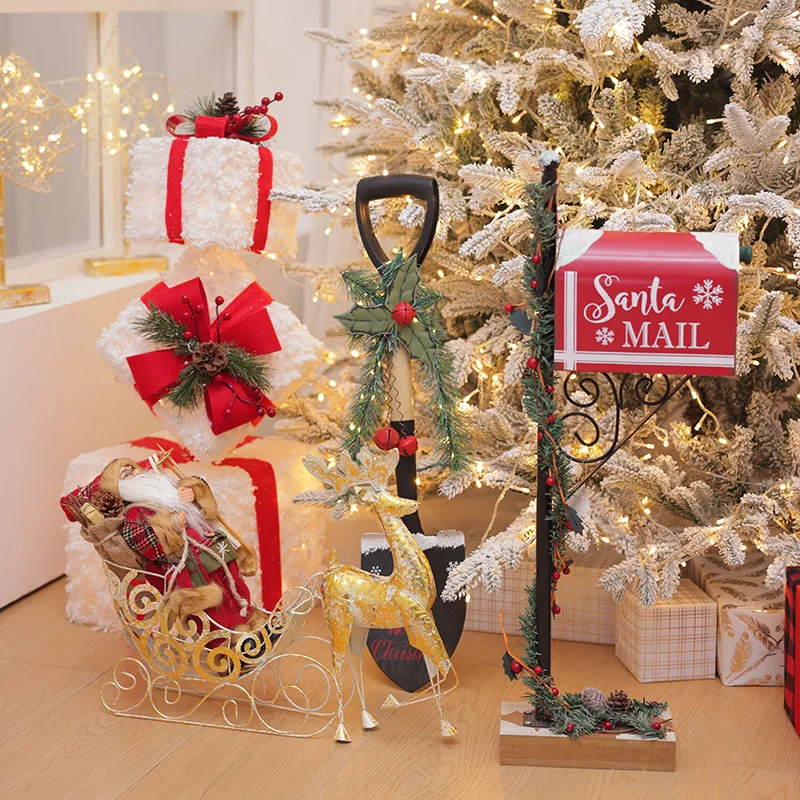 Новые рождественские украшения, елка, украшение почтового ящика со снеговиком, реквизит для фотографий
Новые рождественские украшения, елка, украшение почтового ящика со снеговиком, реквизит для фотографий