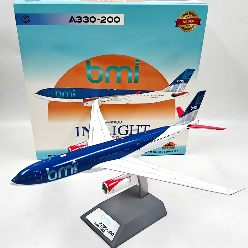 Inflight200 1/200 A330-200 G-WWBB Alloy Aircraft Model For Toys Gifts Collection Adult Souvenir Decoration
Inflight200 1/200 A330-200 G-WWBB Alloy Aircraft Model For Toys Gifts Collection Adult Souvenir Decoration