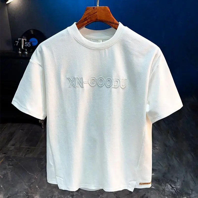 2025 New High end Short sleeved T-shirt for Men's Trendy Loose Round Neck Printed Versatile Trendy Brand Light Luxury Casual Top
2025 New High end Short sleeved T-shirt for Men's Trendy Loose Round Neck Printed Versatile Trendy Brand Light Luxury Casual Top