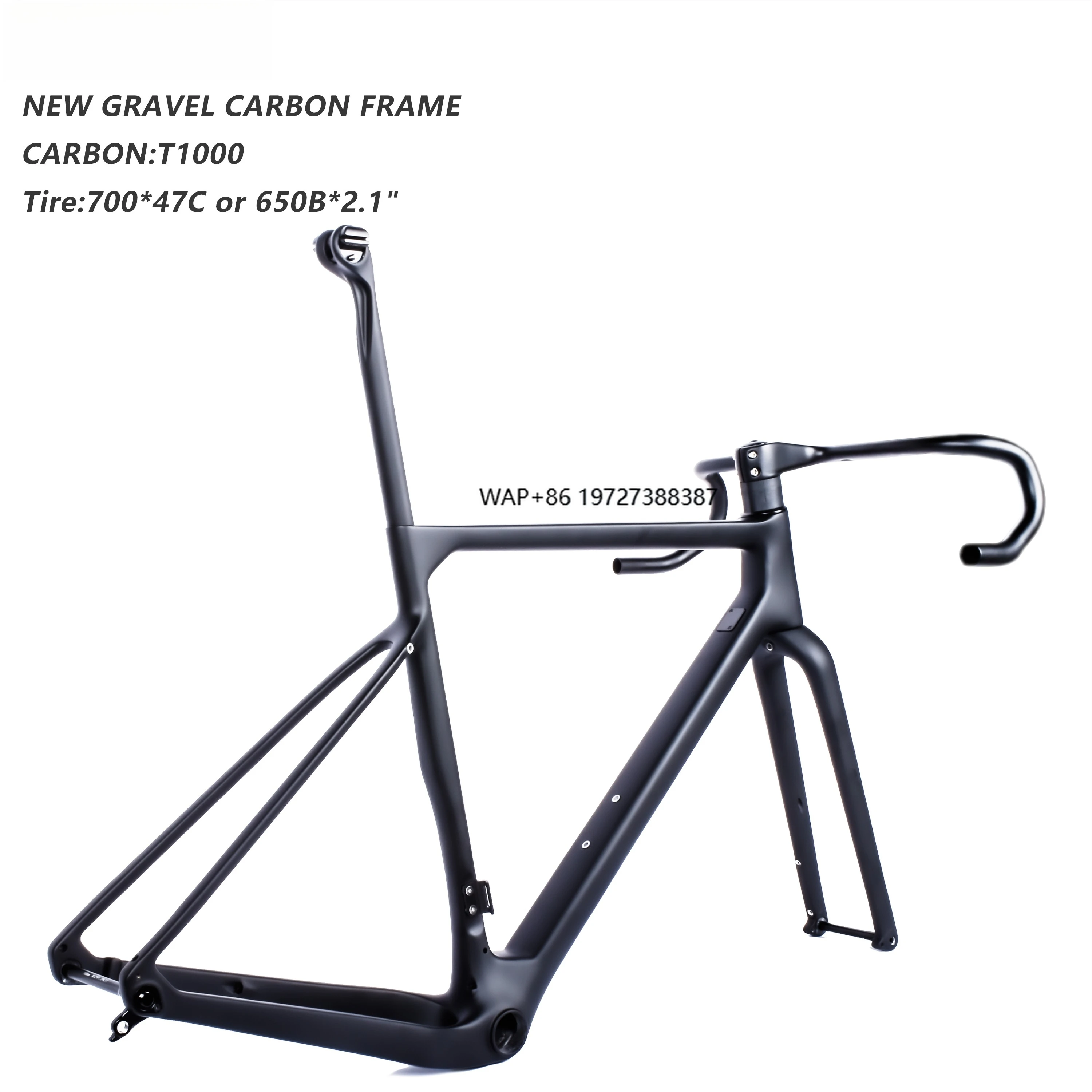 Lightweight Carbon Fiber Bicycle Frame Thru Axle 400/420/440mm Handlebar BB86 Press Fit for Gravel Bike Riding Road Bicycles
Lightweight Carbon Fiber Bicycle Frame Thru Axle 400/420/440mm Handlebar BB86 Press Fit for Gravel Bike Riding Road Bicycles