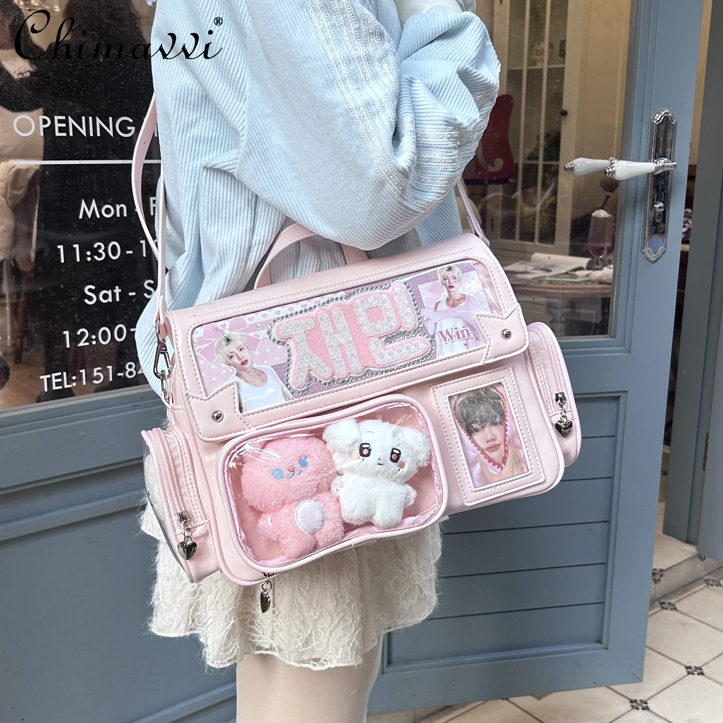 Original Daily Baby Bag 2025 New Japanese Cute Girl Lady Shoulder Crossbody Large Capacity Student Kawaii Pain Bag Versatile
Original Daily Baby Bag 2025 New Japanese Cute Girl Lady Shoulder Crossbody Large Capacity Student Kawaii Pain Bag Versatile