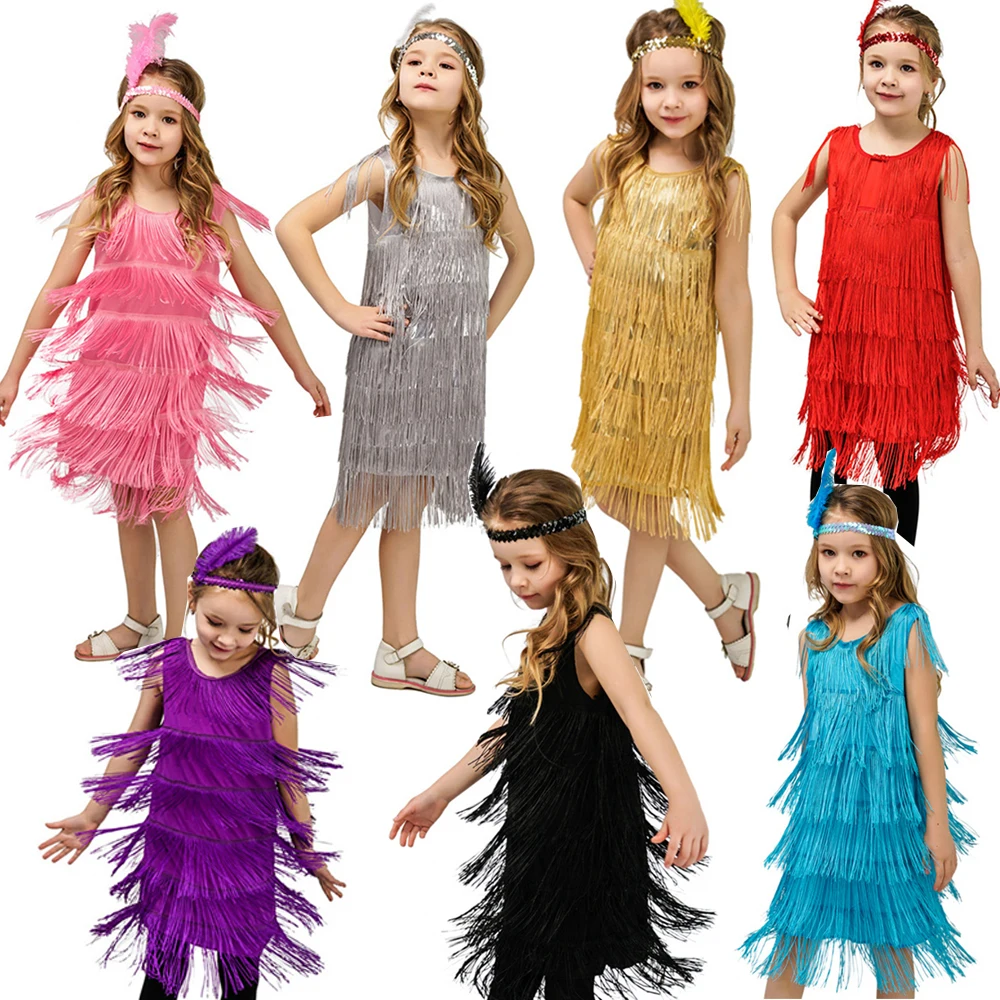 2Pcs Fringe Latin Dance Dress with Feather Headpiece Party Ballroom Dance Outfit Retro Party Fringe Stage Performance Costume
2Pcs Fringe Latin Dance Dress with Feather Headpiece Party Ballroom Dance Outfit Retro Party Fringe Stage Performance Costume
