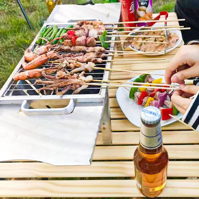 BBQ Outdoor Portable Barbecue Grill Household Charcoal Large Stainless Steel Barbecue Oven Camping Folding Barbecue Oven
BBQ Outdoor Portable Barbecue Grill Household Charcoal Large Stainless Steel Barbecue Oven Camping Folding Barbecue Oven