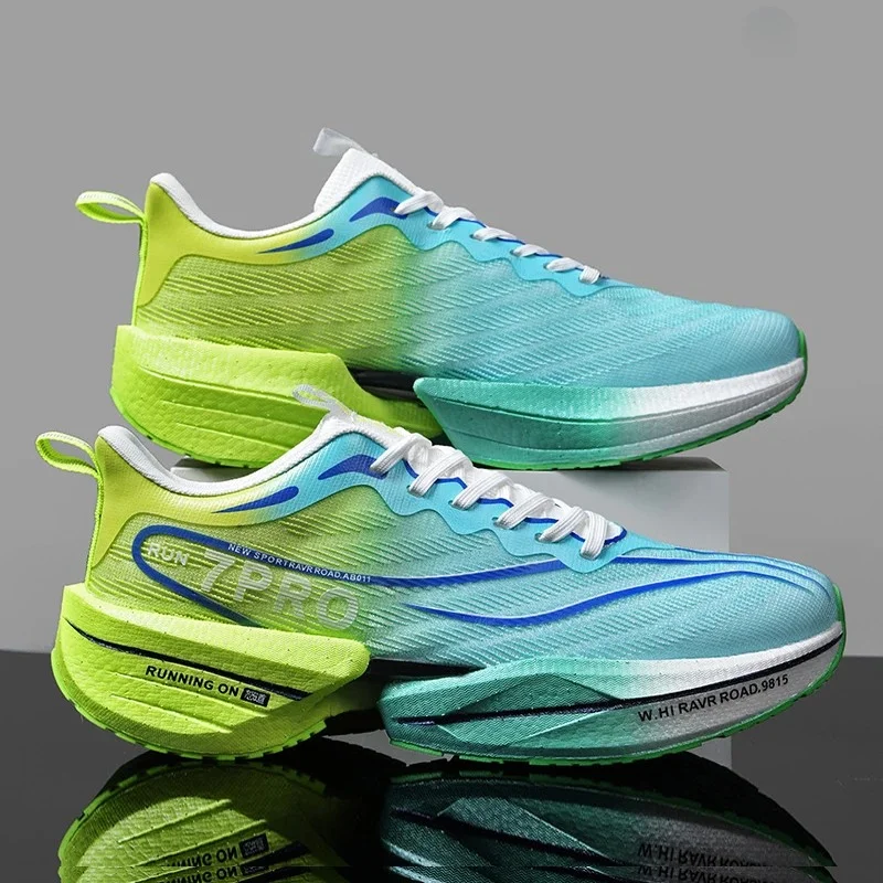 New Men's Carbon Plate Sneakers Outdoor Soft Sole Mesh Sports Shoes Running Shoes Light Anti-Slip Casual Couple Tennis Shoes
New Men's Carbon Plate Sneakers Outdoor Soft Sole Mesh Sports Shoes Running Shoes Light Anti-Slip Casual Couple Tennis Shoes