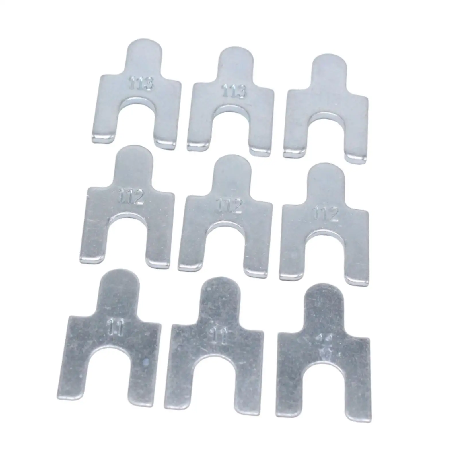 9 Pieces Auto Body Alignment Shims Iron Adjustable Spacers for Holden HQ Hj HX Hz WB Adjusting Body Parts Camber Alignment
9 Pieces Auto Body Alignment Shims Iron Adjustable Spacers for Holden HQ Hj HX Hz WB Adjusting Body Parts Camber Alignment