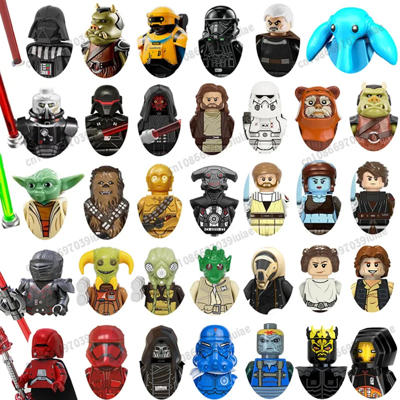 Star Wars Battle Droid Darth Luke Skywalker Vader Han Solo C-3PO Boba Fett Figure Toy Bricks Assembling Doll Building Blocks
Star Wars Battle Droid Darth Luke Skywalker Vader Han Solo C-3PO Boba Fett Figure Toy Bricks Assembling Doll Building Blocks