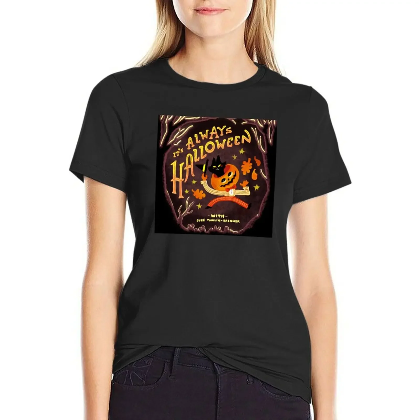 It's Always Halloween podcast art T-Shirt tops korean fashion funny summer top tshirts woman
It's Always Halloween podcast art T-Shirt tops korean fashion funny summer top tshirts woman