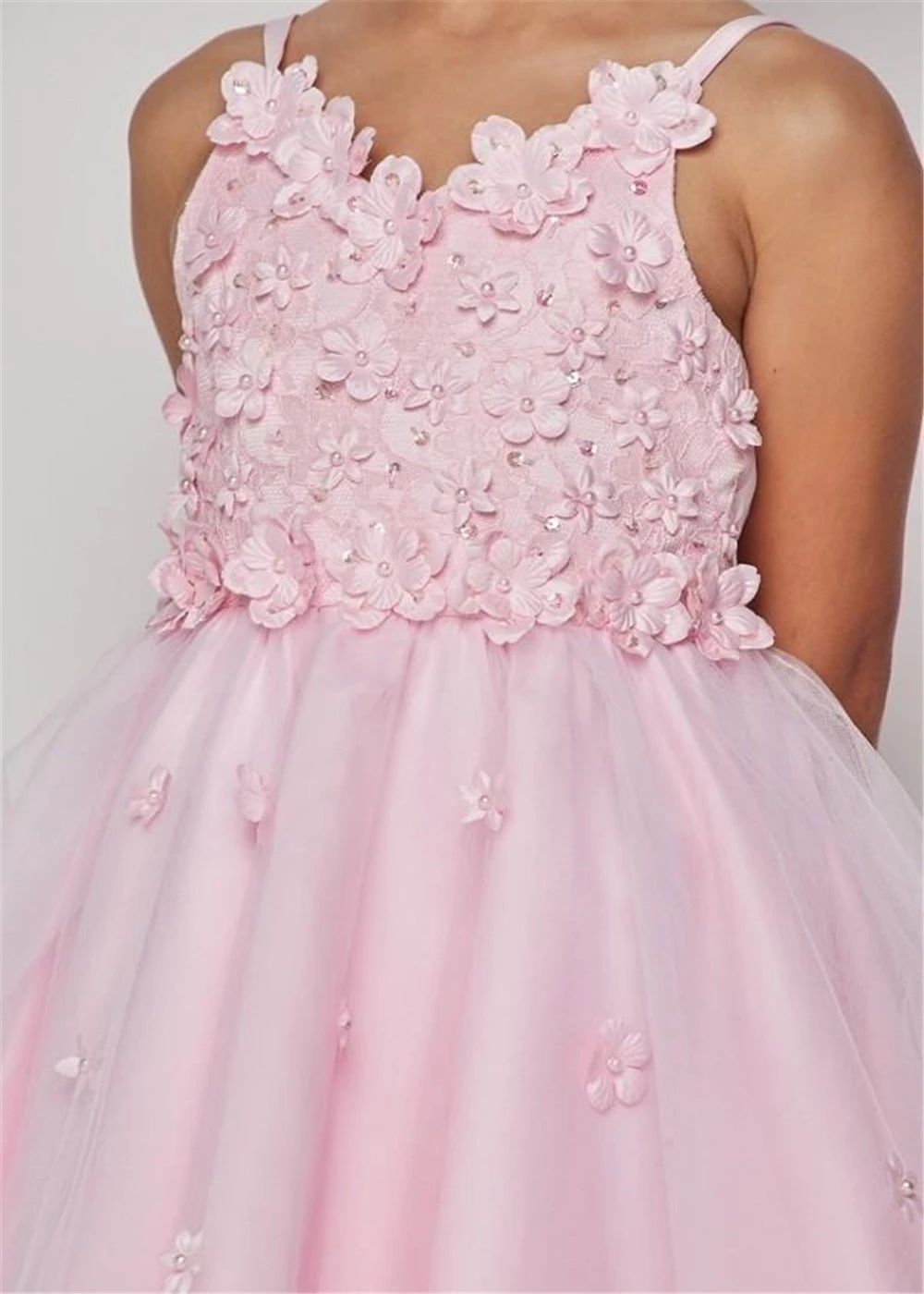 Lovely Flower Girl Dress Tulle Puffy Appliques Sleeveless For Wedding Ball Gowns Kids Birthday Party Princess Evening Gowns
Lovely Flower Girl Dress Tulle Puffy Appliques Sleeveless For Wedding Ball Gowns Kids Birthday Party Princess Evening Gowns