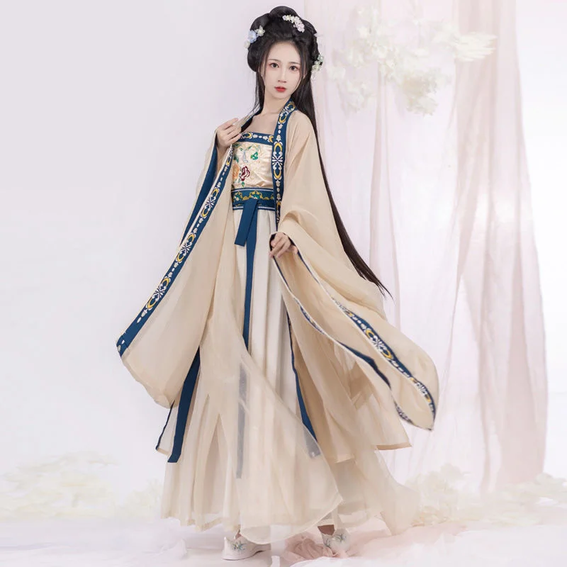 Chinese Traditional Classic Dance Hanfu Big Sleeve Cape Modern Style Tang Dynasty Cosplay Fairy Dress Ancient Costume FallSummer
Chinese Traditional Classic Dance Hanfu Big Sleeve Cape Modern Style Tang Dynasty Cosplay Fairy Dress Ancient Costume FallSummer