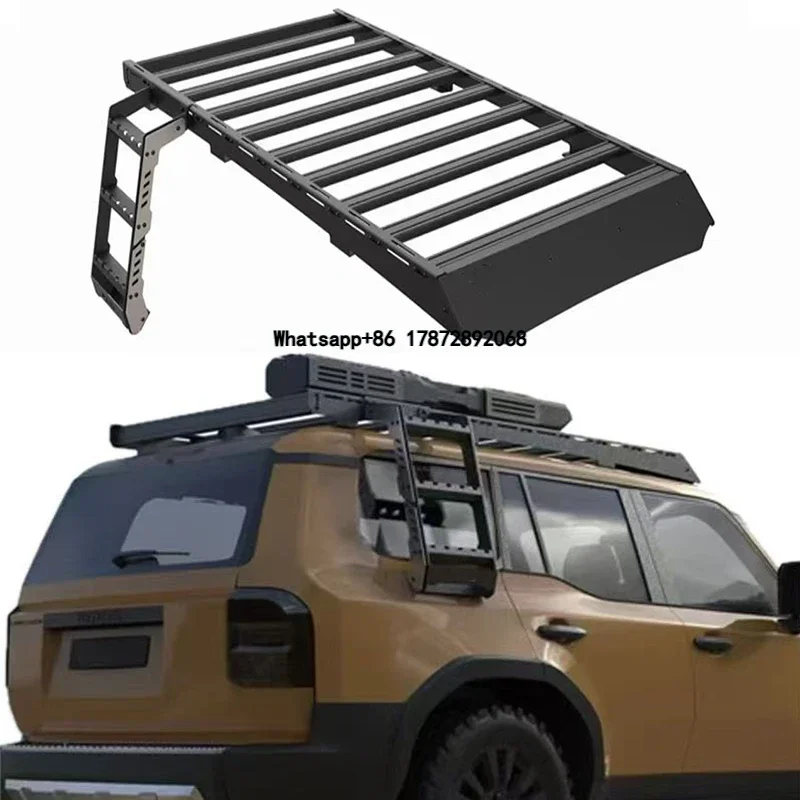 Lc250 Accessories Car Roof Rack Luggage Rack Roof Basket Roof Platform Car Carrier for Prado LC250
Lc250 Accessories Car Roof Rack Luggage Rack Roof Basket Roof Platform Car Carrier for Prado LC250