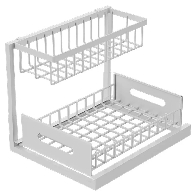 ABJN-Seasoning Bottle Storage Rack 2 Tier Slide Out Sink Shelf Cabinet Storage Shelves
ABJN-Seasoning Bottle Storage Rack 2 Tier Slide Out Sink Shelf Cabinet Storage Shelves