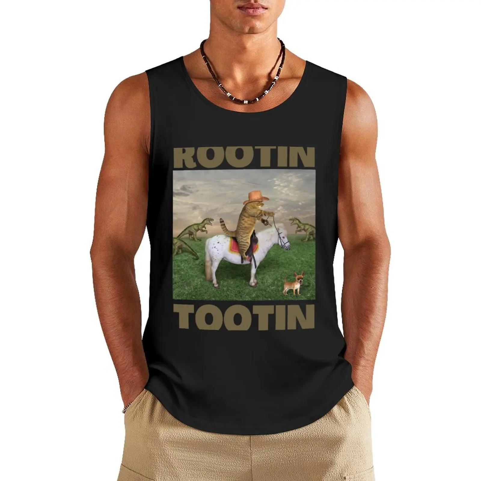 Rootin Tootin Cowboy Cat Tank Top Sports shirt man vests for men gym accessories man best selling products
Rootin Tootin Cowboy Cat Tank Top Sports shirt man vests for men gym accessories man best selling products