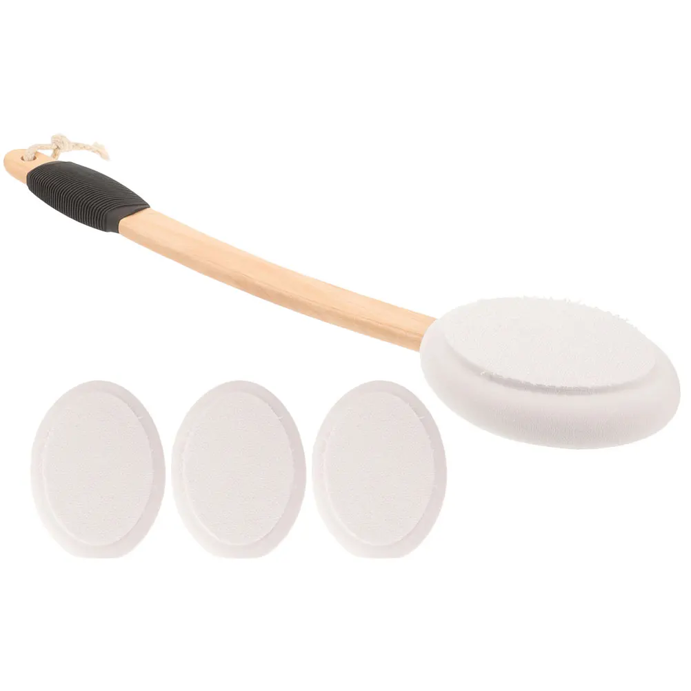 AntiSlip Bath Set 1 Handle 3 Replaceable Heads Back Cream Cream Applicator For Your Back Applicator Shower Sponge Long Handle
AntiSlip Bath Set 1 Handle 3 Replaceable Heads Back Cream Cream Applicator For Your Back Applicator Shower Sponge Long Handle