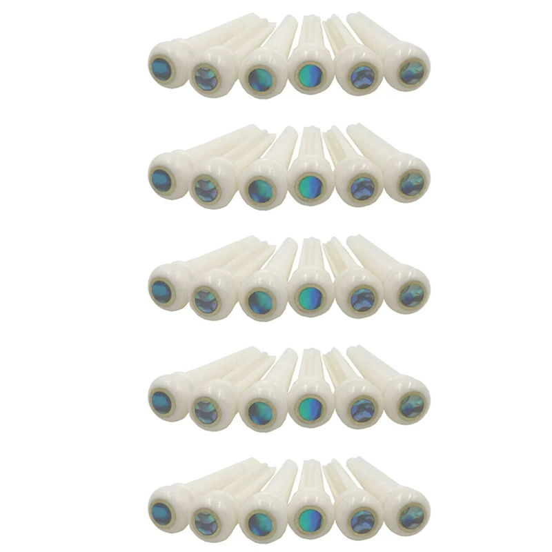 5X Guitar Bone Bridge Pins With 5.3Mm Position Abanlone Dot For Acoustic Guitar Parts Replacement
5X Guitar Bone Bridge Pins With 5.3Mm Position Abanlone Dot For Acoustic Guitar Parts Replacement