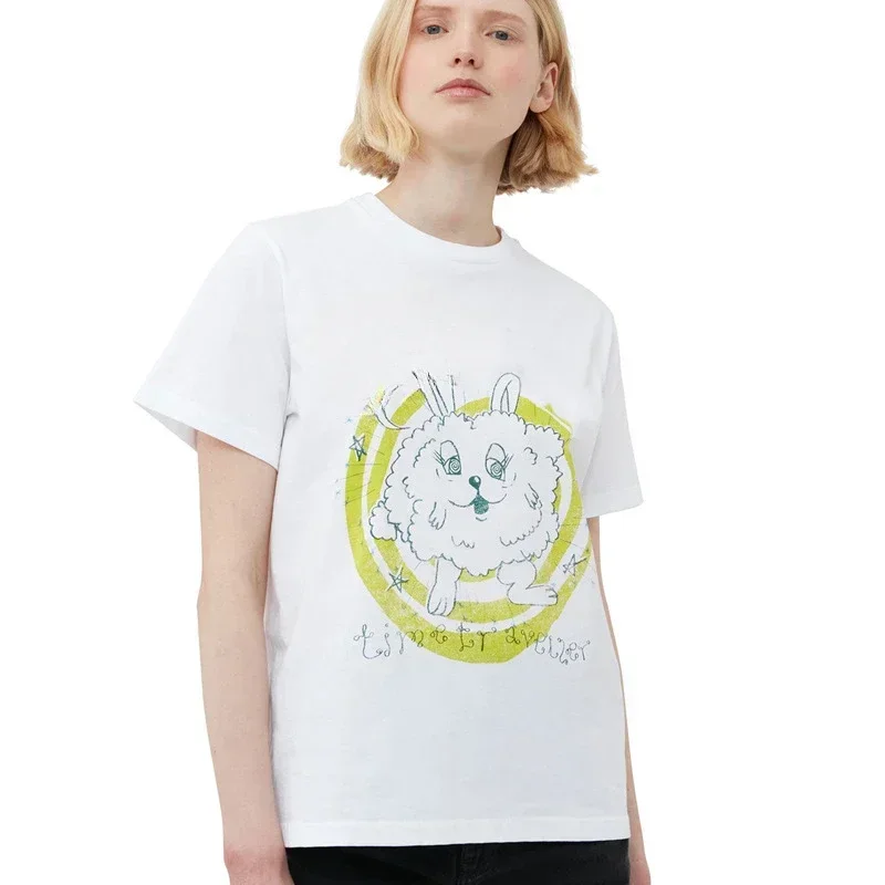 Stock Summer 2023 Nordic Danish Cotton Casual Print Letter Rock Rabbit Loose Short Sleeve T-shirt Women
Stock Summer 2023 Nordic Danish Cotton Casual Print Letter Rock Rabbit Loose Short Sleeve T-shirt Women