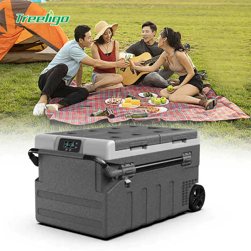 12 Volt Car Refrigerator Portable Freezer 75L With Wheels Dual Zone Portable Compressor For Driving With AC Adapter
12 Volt Car Refrigerator Portable Freezer 75L With Wheels Dual Zone Portable Compressor For Driving With AC Adapter