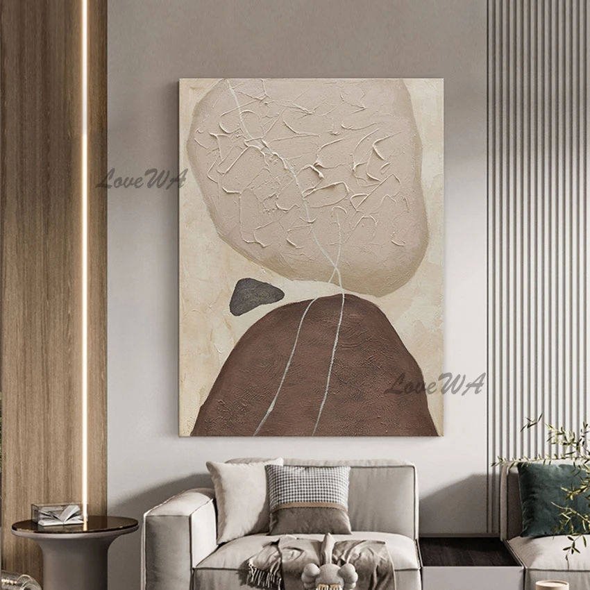 Home Goods Wall Art Canvas Painting Thick Acrylic Texture Design Abstract Artwork Picture Unframed Palette Knife Painting Gift
Home Goods Wall Art Canvas Painting Thick Acrylic Texture Design Abstract Artwork Picture Unframed Palette Knife Painting Gift