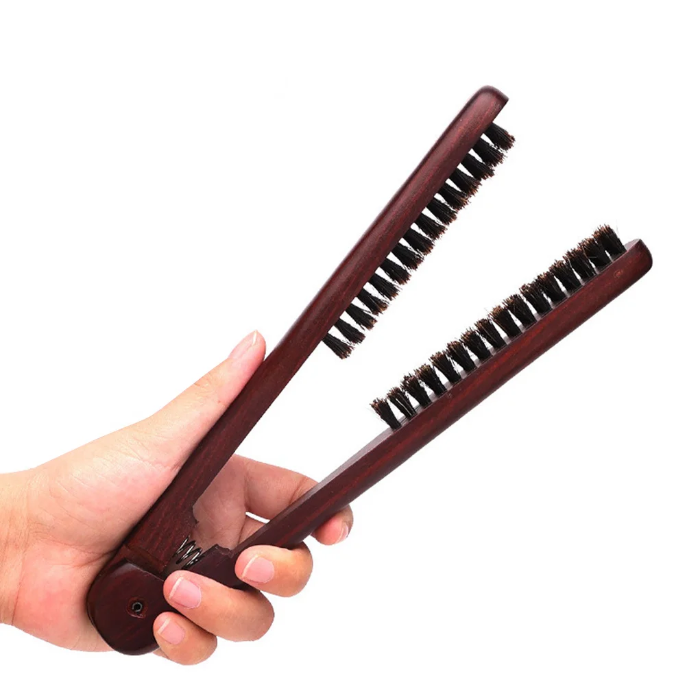 Anti-Static Bristle Hair Straightening Comb Wooden Double Sided Brush For Frizz Free Smoothing Portable Salon Home Use
Anti-Static Bristle Hair Straightening Comb Wooden Double Sided Brush For Frizz Free Smoothing Portable Salon Home Use