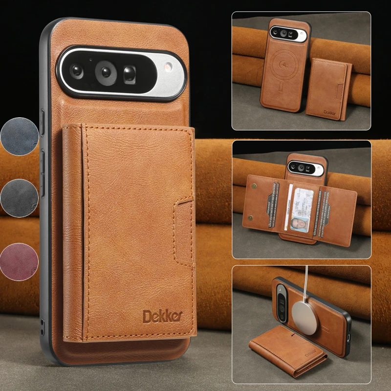 Magnetic Phone Case For Google Pixel 9 Pro XL 8 Pro 8A With Removable Flip Card Bag Leather Phone Cover
Magnetic Phone Case For Google Pixel 9 Pro XL 8 Pro 8A With Removable Flip Card Bag Leather Phone Cover
