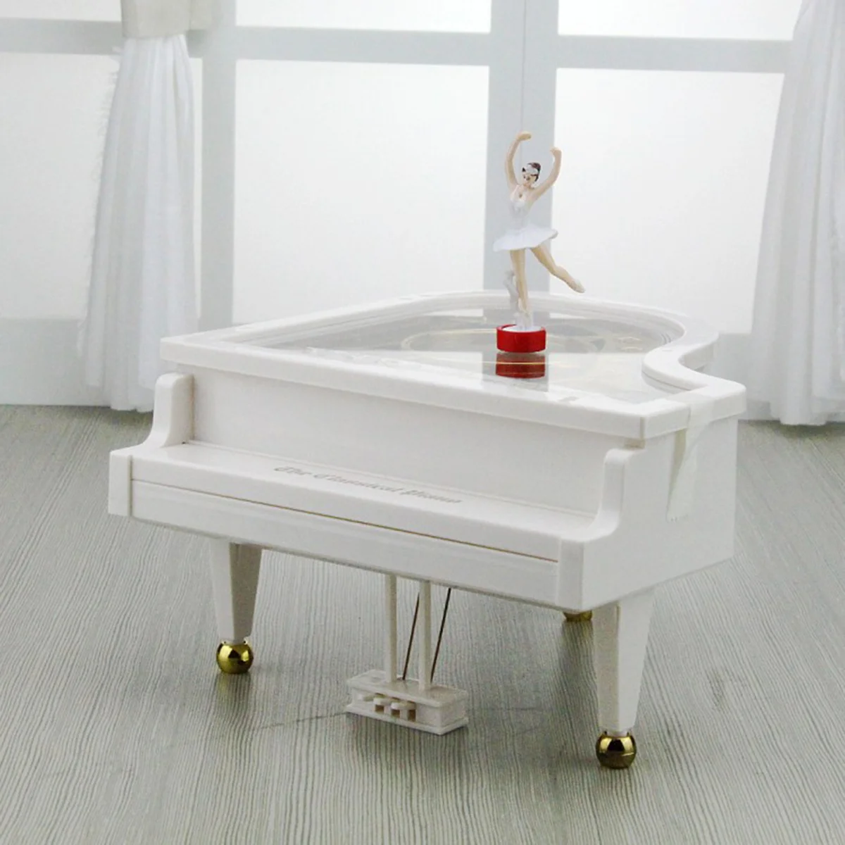 Box Creative Piano Clockwork Movement Dancing Decorative Desktop Ornament Home Gift Music Box Beautiful L
Box Creative Piano Clockwork Movement Dancing Decorative Desktop Ornament Home Gift Music Box Beautiful L