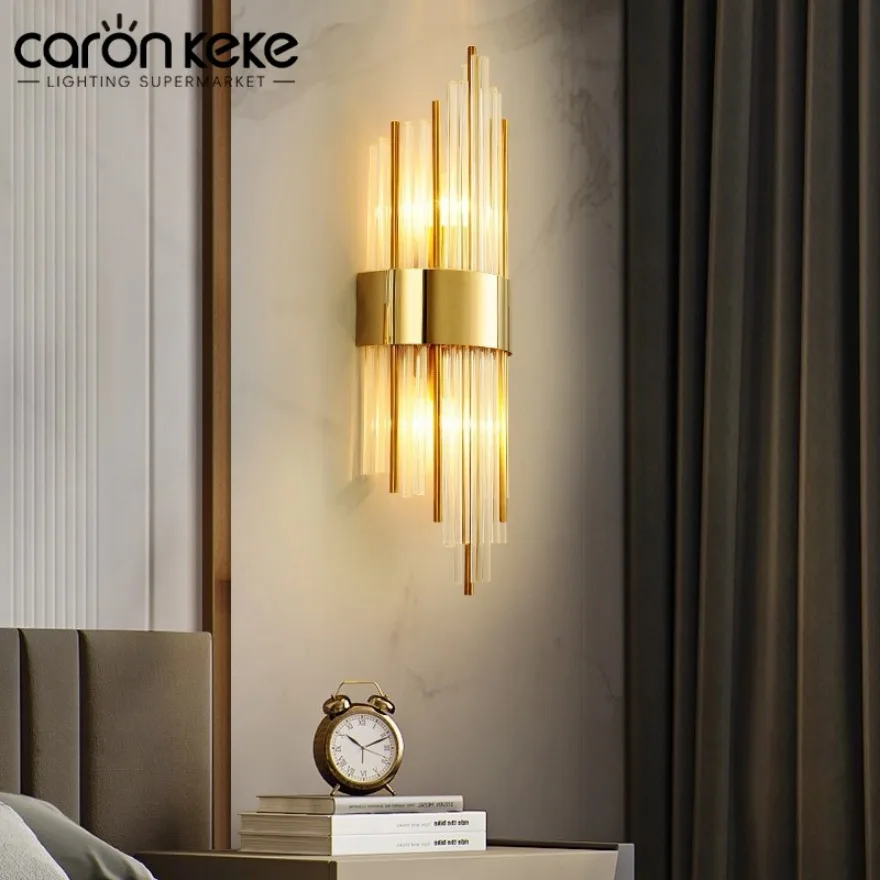 Nordic Glass Crystal Wall Lamp Stainless Steel Decor LED Wall Light Living Room Study Bedroom Background Bedside Wall Light
Nordic Glass Crystal Wall Lamp Stainless Steel Decor LED Wall Light Living Room Study Bedroom Background Bedside Wall Light