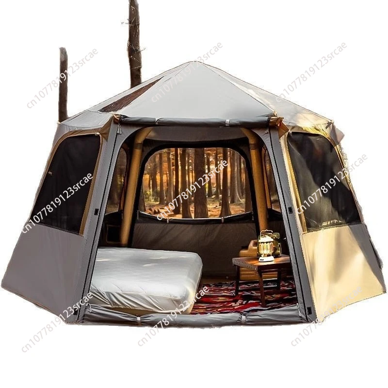 Hexagonal automatic inflatable tent outdoor camping folding rainproof camping tent inflatable
Hexagonal automatic inflatable tent outdoor camping folding rainproof camping tent inflatable