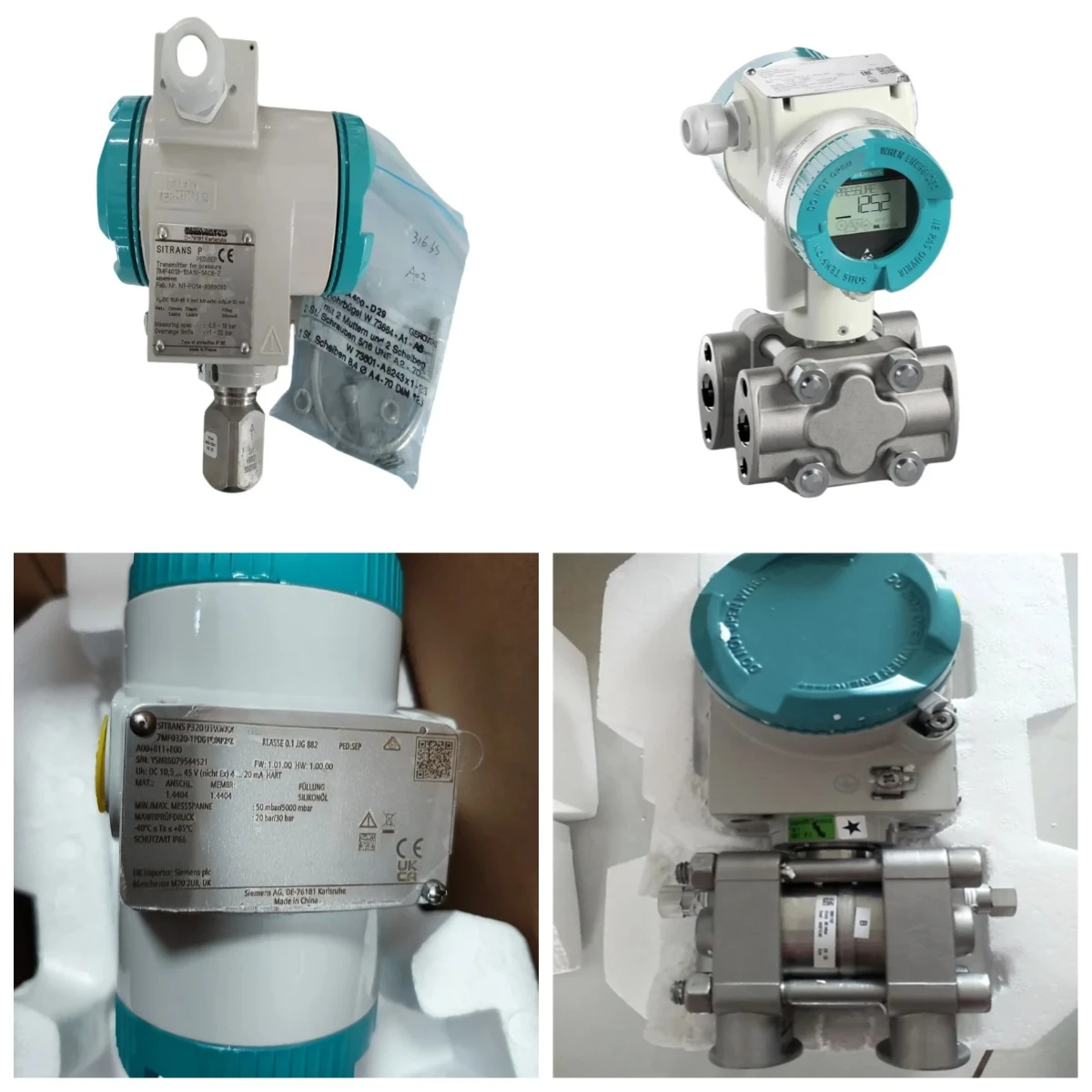 P320 Pressure Transmitter 7MF0440-1ML01-5TM2-ZB13
P320 Pressure Transmitter 7MF0440-1ML01-5TM2-ZB13