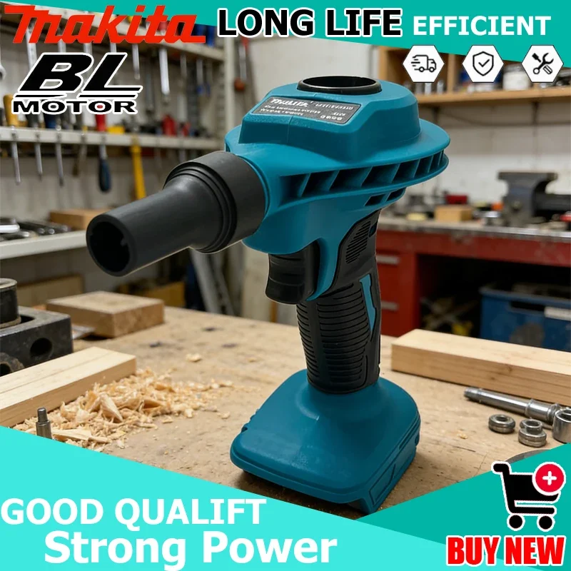 Makita Cordless Air Dust Machine Efficient Rechargeable Vacuum Clean Inflator Computer 2 IN 1 Cleaning For 18VBattery Power Tool
Makita Cordless Air Dust Machine Efficient Rechargeable Vacuum Clean Inflator Computer 2 IN 1 Cleaning For 18VBattery Power Tool