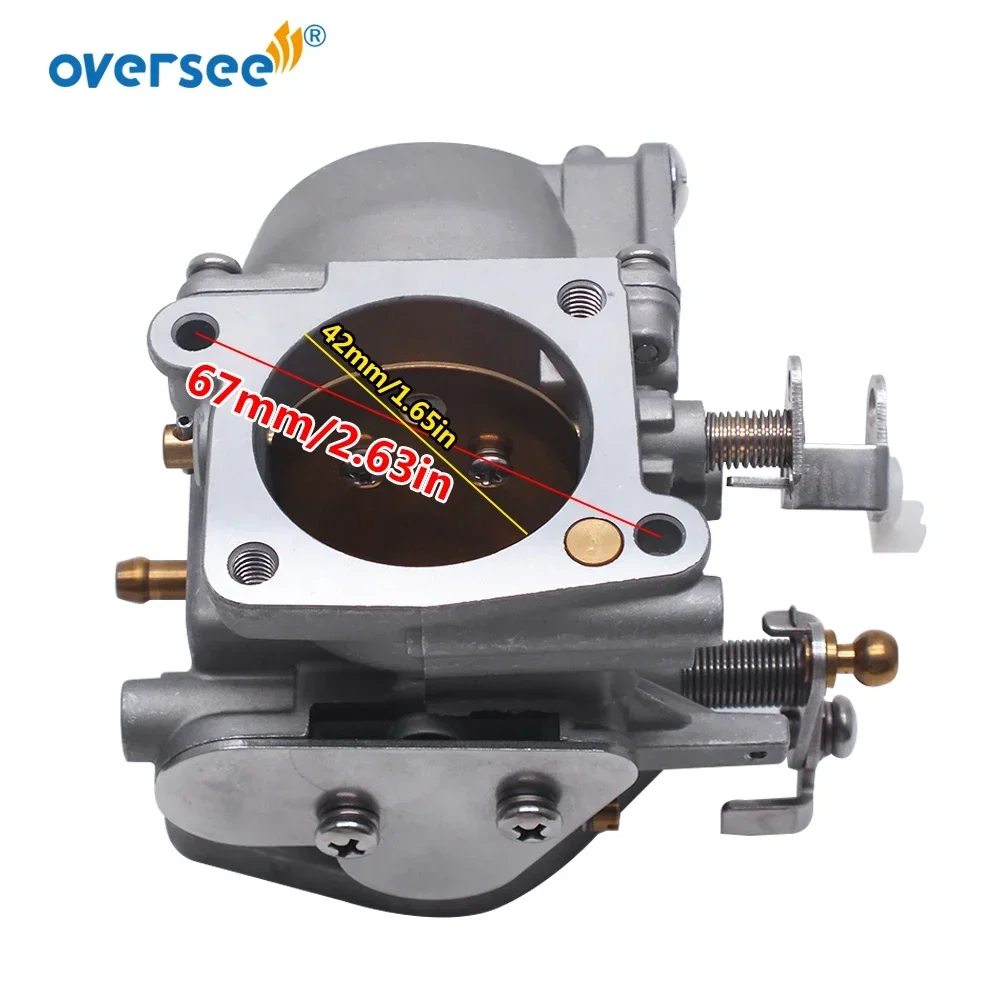 688-14301 Carburetor For Yamaha Outboard Motor 688-14302;688-14303, 2T Parsun Makara 85HP 90HP Engine T85-05160200
688-14301 Carburetor For Yamaha Outboard Motor 688-14302;688-14303, 2T Parsun Makara 85HP 90HP Engine T85-05160200