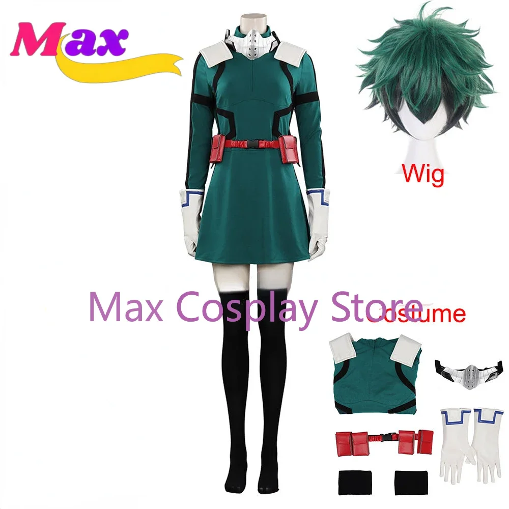 wby2 Cos Anime Midoriya Izuku Cosplay Costume Women Dress Outfits Halloween Carnival Party Wig Socks Custome Suit
wby2 Cos Anime Midoriya Izuku Cosplay Costume Women Dress Outfits Halloween Carnival Party Wig Socks Custome Suit