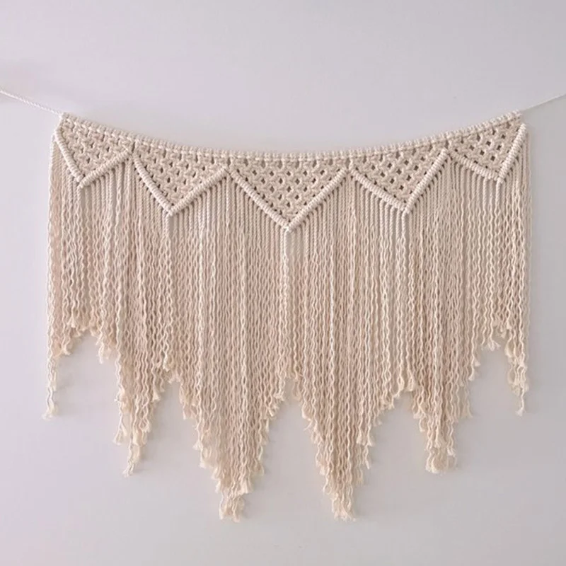Macrame Wall Hanging Tapestry Large Bohemian Macrame Curtain Fringe Backdrops Home Decor for Wedding Living Room Bedroom Gallery
Macrame Wall Hanging Tapestry Large Bohemian Macrame Curtain Fringe Backdrops Home Decor for Wedding Living Room Bedroom Gallery