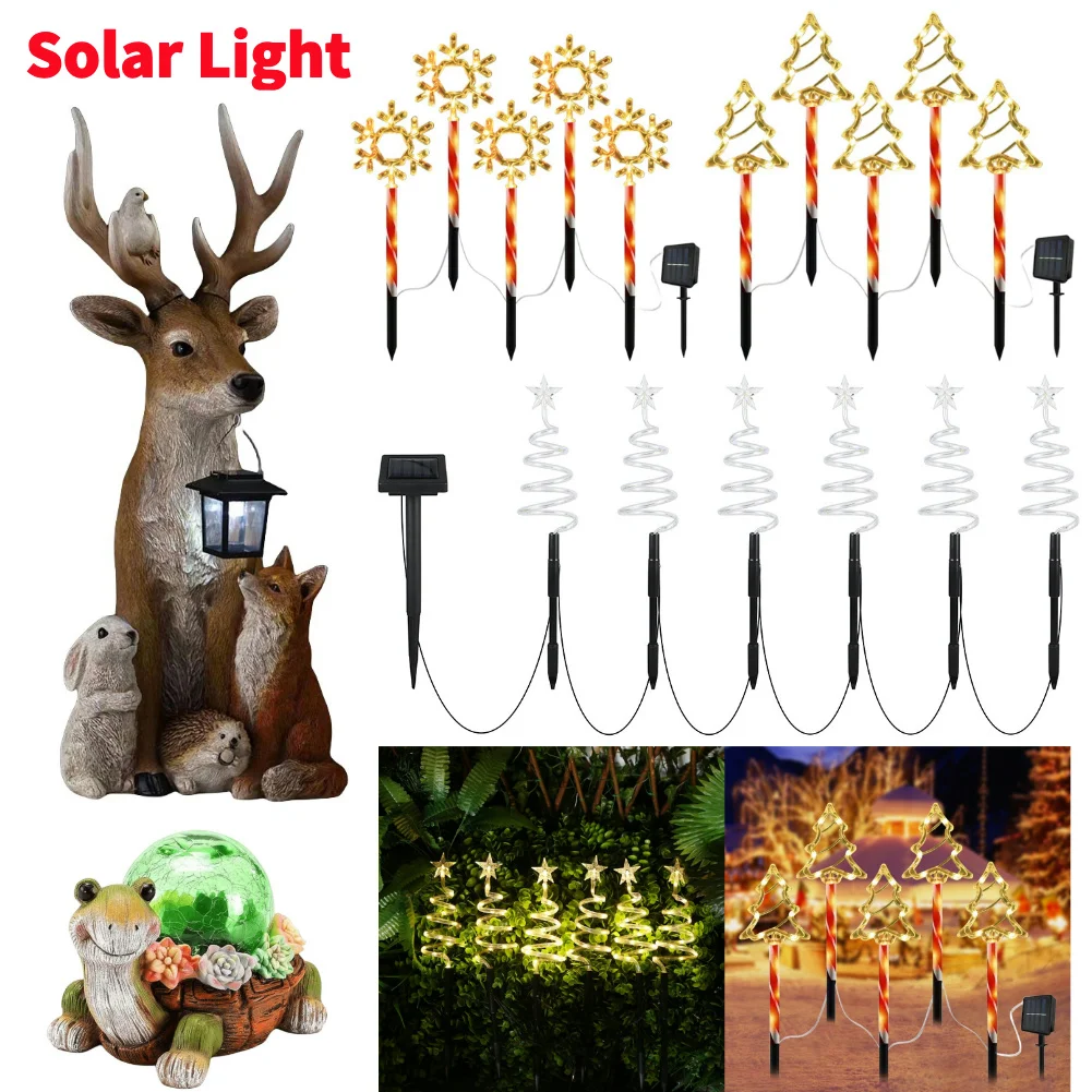 Solar Powered Christmas Pathway Light Colorful/Warm Light Garden Light Waterproof Outdoor Light Christmas Decorative Light
Solar Powered Christmas Pathway Light Colorful/Warm Light Garden Light Waterproof Outdoor Light Christmas Decorative Light