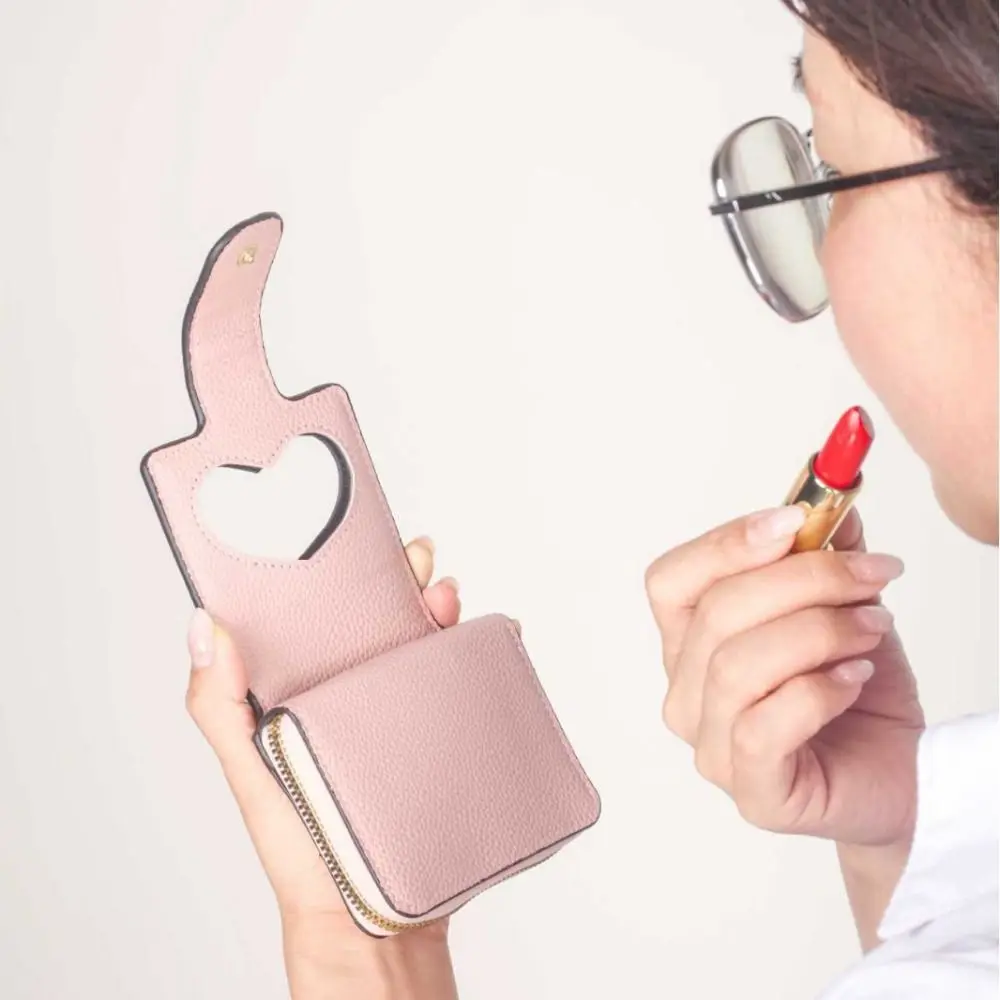 PU Leather Women's Wallet 2 Folds Solid Color Credit Cards Holder with Makeup Mirror Portable Zipper Coin Purse Business
PU Leather Women's Wallet 2 Folds Solid Color Credit Cards Holder with Makeup Mirror Portable Zipper Coin Purse Business