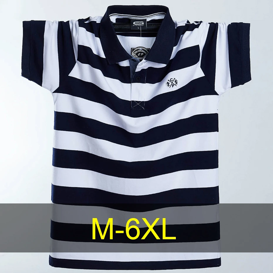 Summer Stripe Polo Shirts Men Plus Size 6XL Polo Shirts Cotton Male Fashion Casual Short Sleeve Stripe Polo Shirts Big Size 6XL
Summer Stripe Polo Shirts Men Plus Size 6XL Polo Shirts Cotton Male Fashion Casual Short Sleeve Stripe Polo Shirts Big Size 6XL