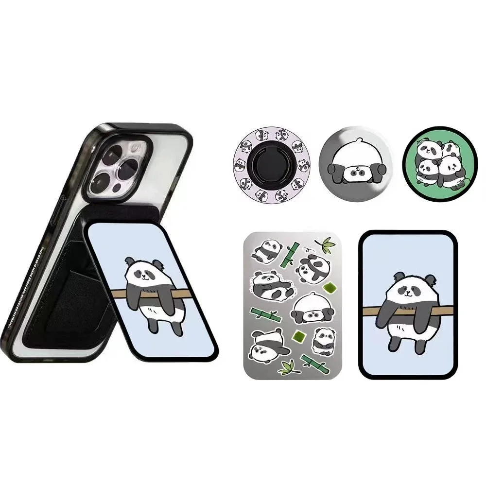 Cute Panda MagSafe Folding Black Phone Stand for IPhone Holder Mount Support for Galaxy S
Cute Panda MagSafe Folding Black Phone Stand for IPhone Holder Mount Support for Galaxy S