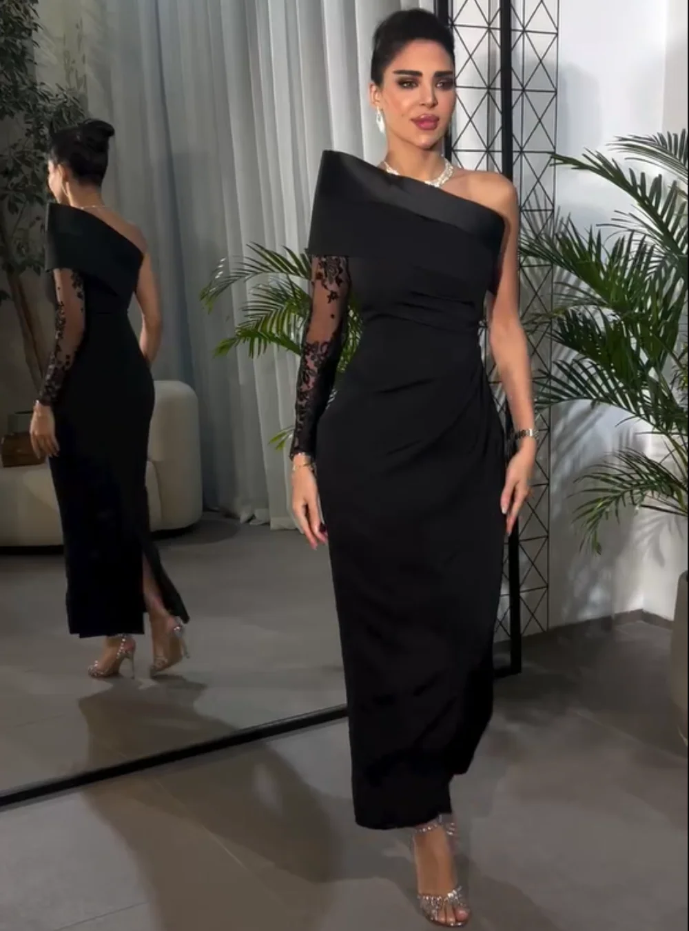 Customized Intricate Jersey Pleat Sequined Straight One-shoulder Midi Bespoke Occasion Evening Dresses Formal
Customized Intricate Jersey Pleat Sequined Straight One-shoulder Midi Bespoke Occasion Evening Dresses Formal