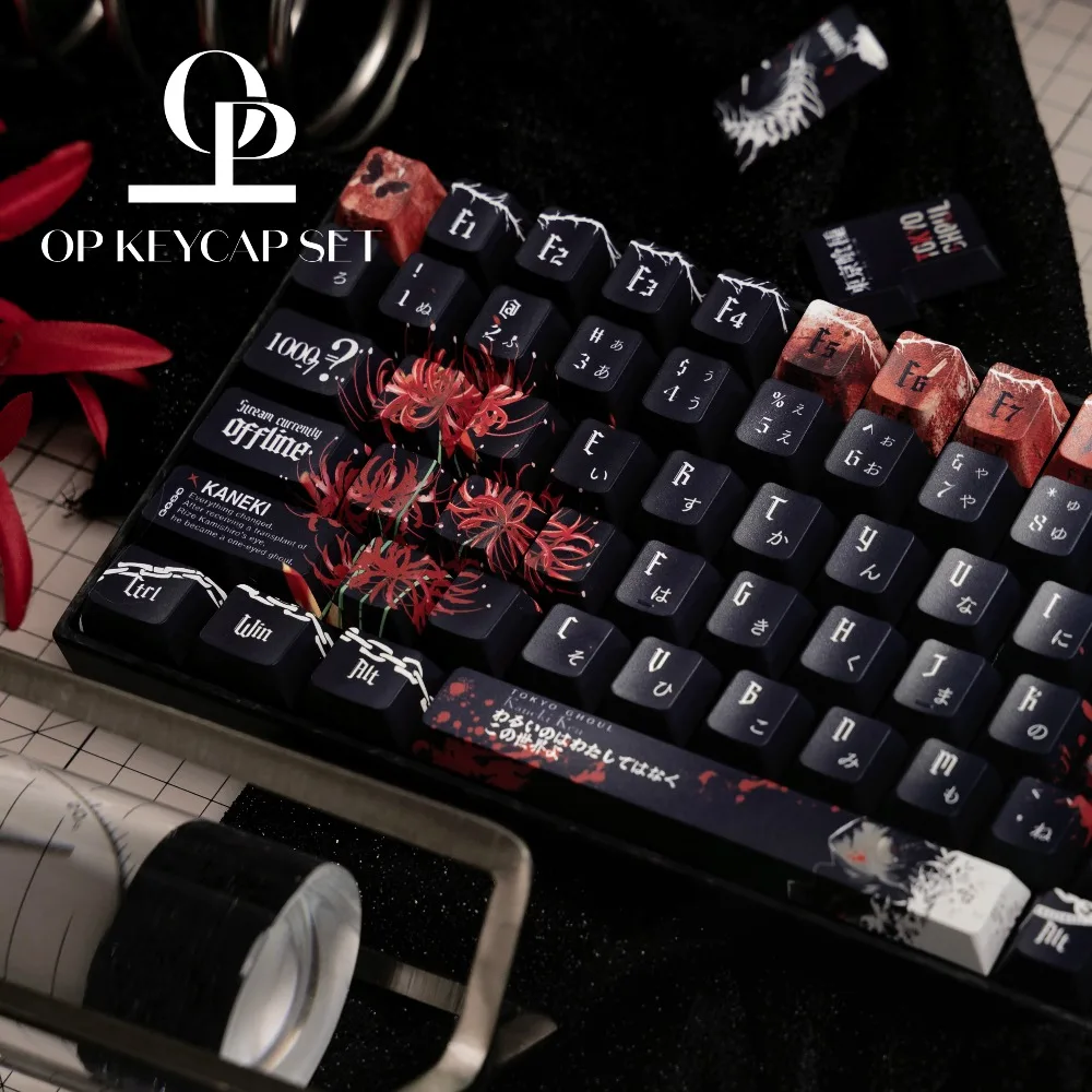 Kaneki Ken Theme Keycaps Set 129Keys PBT Custom Keyboard Cap Cherry Profile Translucent Keycaps for Mechanical Keyboard Gifts
Kaneki Ken Theme Keycaps Set 129Keys PBT Custom Keyboard Cap Cherry Profile Translucent Keycaps for Mechanical Keyboard Gifts