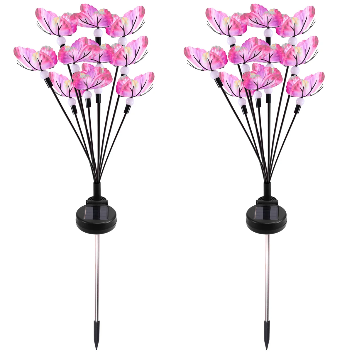 BAAU Solar Butterfly Firefly Lights Led Outdoor Waterproof Lawn Lights Garden Decoration Garden Landscape Lights 10-Light
BAAU Solar Butterfly Firefly Lights Led Outdoor Waterproof Lawn Lights Garden Decoration Garden Landscape Lights 10-Light