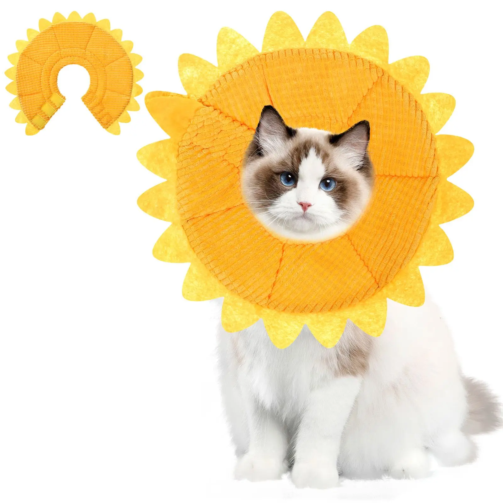 Pet Collar Comfortable Soft Elizabethan Adjustable Neck Protector for Small Cats Accessories Circular Washable Fiber
Pet Collar Comfortable Soft Elizabethan Adjustable Neck Protector for Small Cats Accessories Circular Washable Fiber