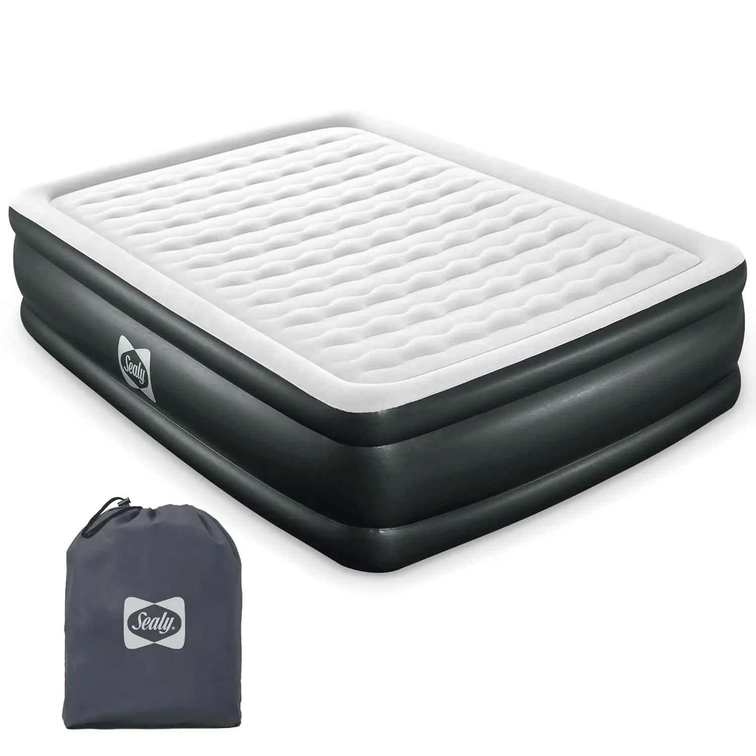 Tritech Queen Sized 20" Air Mattress Bed 2 Person w/Built-in AC Pump & Bag, Customized
Tritech Queen Sized 20" Air Mattress Bed 2 Person w/Built-in AC Pump & Bag, Customized