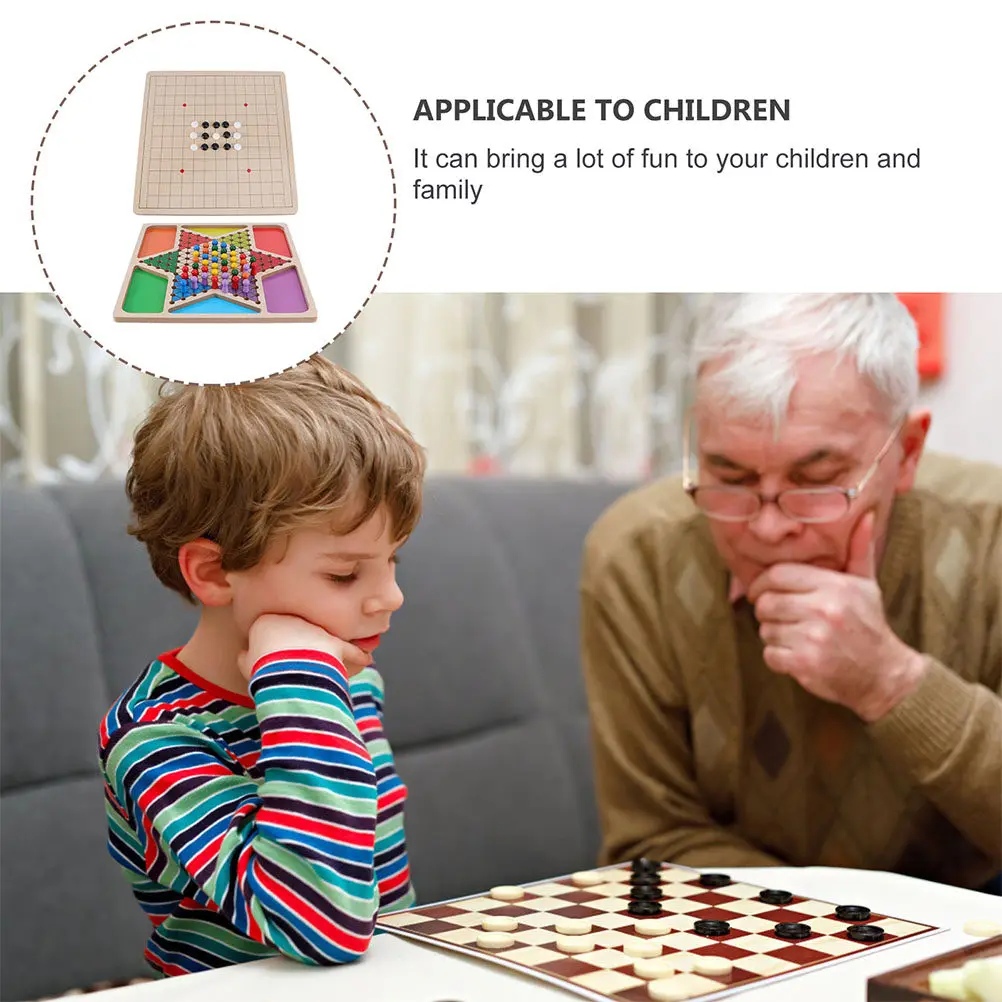 1Set Gobang Checkers Dual Board Game Kids Educational Plaything High Quality Material Fun Screen-Free Activity Gift for Children
1Set Gobang Checkers Dual Board Game Kids Educational Plaything High Quality Material Fun Screen-Free Activity Gift for Children